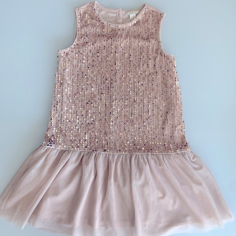 Girls forever 21 sleeveless sequin and tulle dress